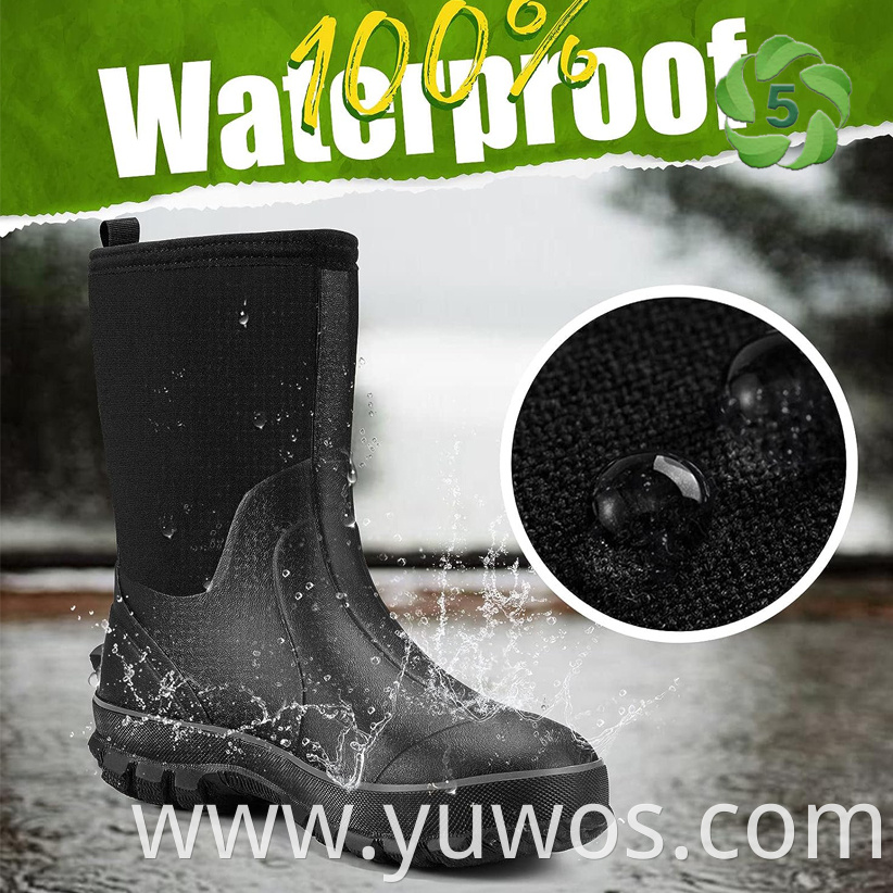 Rubber Boots For Men 5 0mm